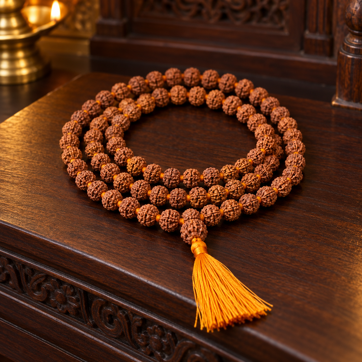 5 Mukhi Rudraksha Mala