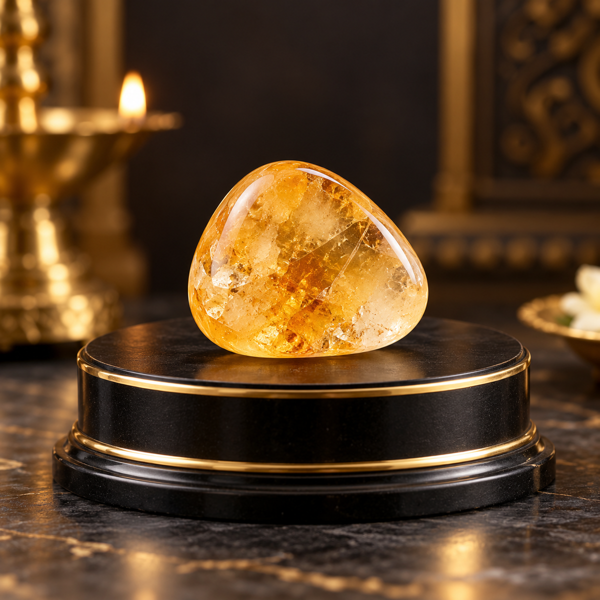 Citrine Prosperity Stone