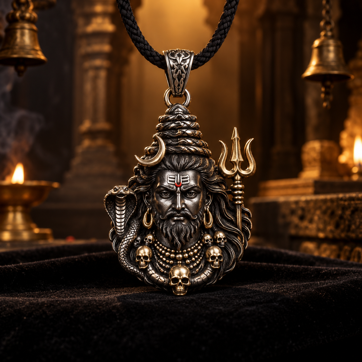 Mahakal/Bhairav Protection Pendant