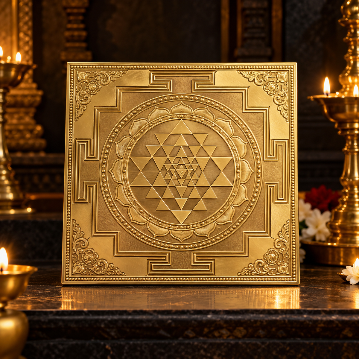 Shree Yantra Premium Plate