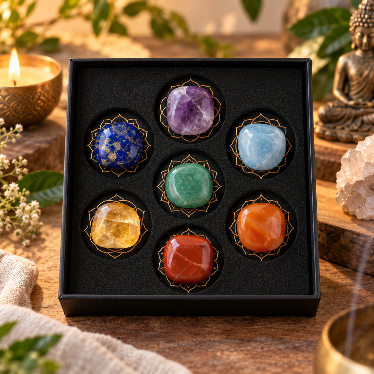 7 Chakra Healing Crystal Kit