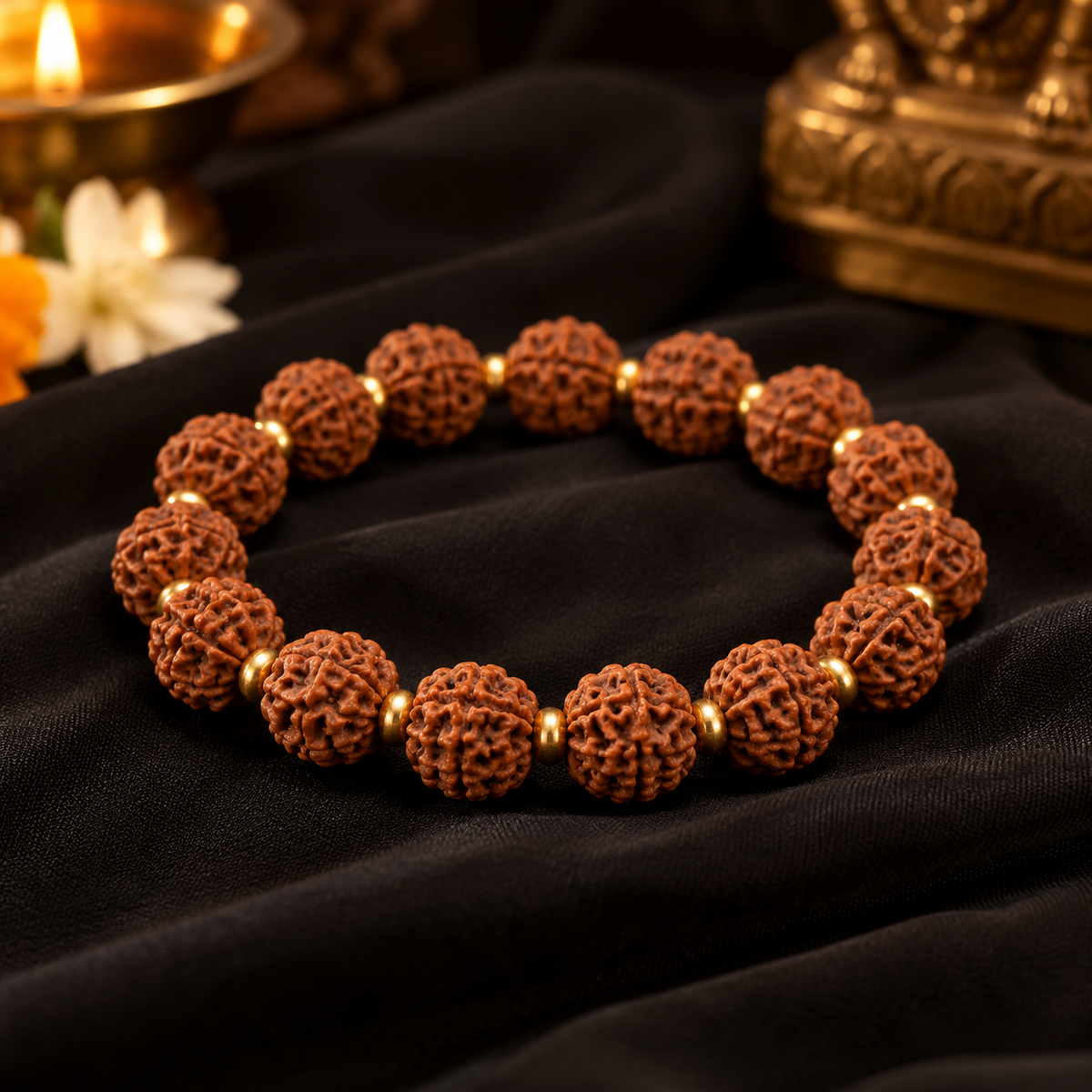 7 Mukhi Rudraksha Bracelet