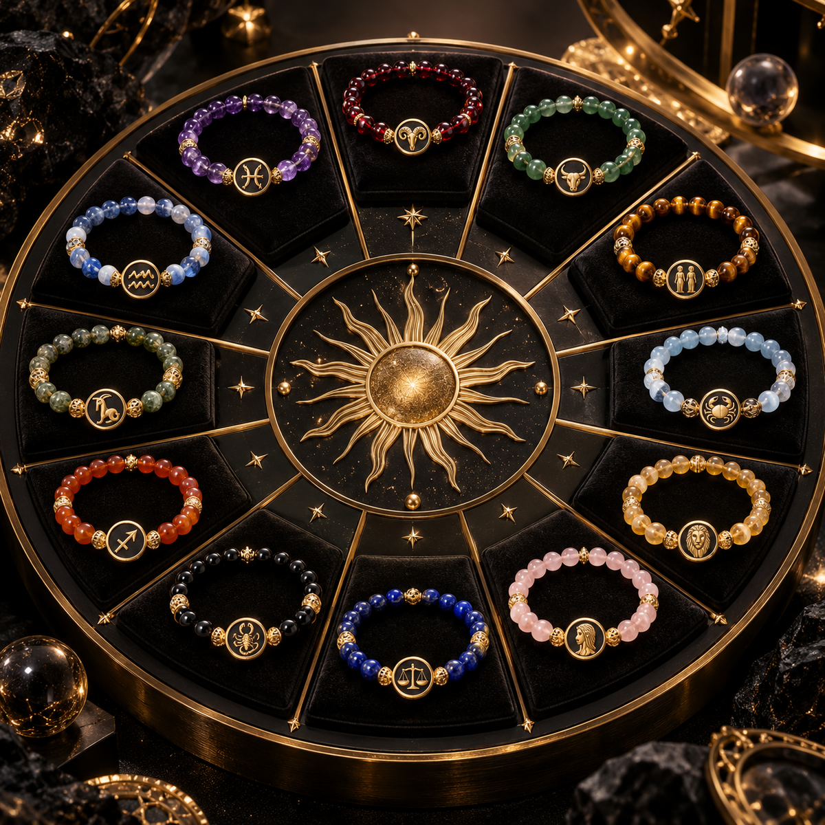 Zodiac Crystal Bracelet Series